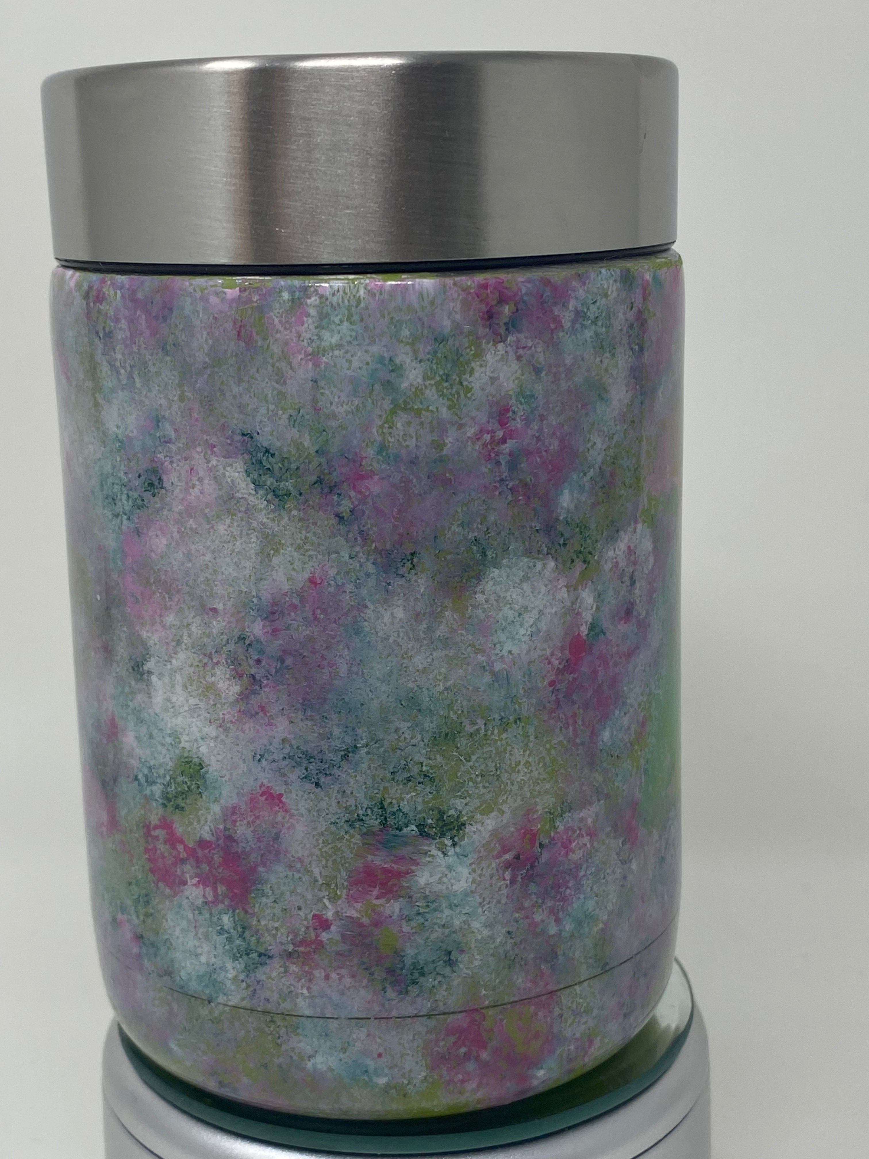 Hand Painted Fragrant Mimosa with Bee Insulated Tumbler 12 oz.